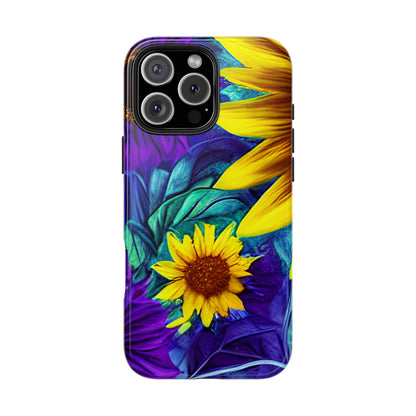 Purple & Gold Sunflower Dream - iPhone Series Case