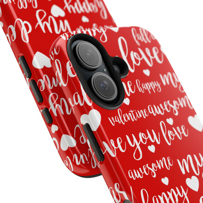 Valentine Words Pattern – iPhone Case