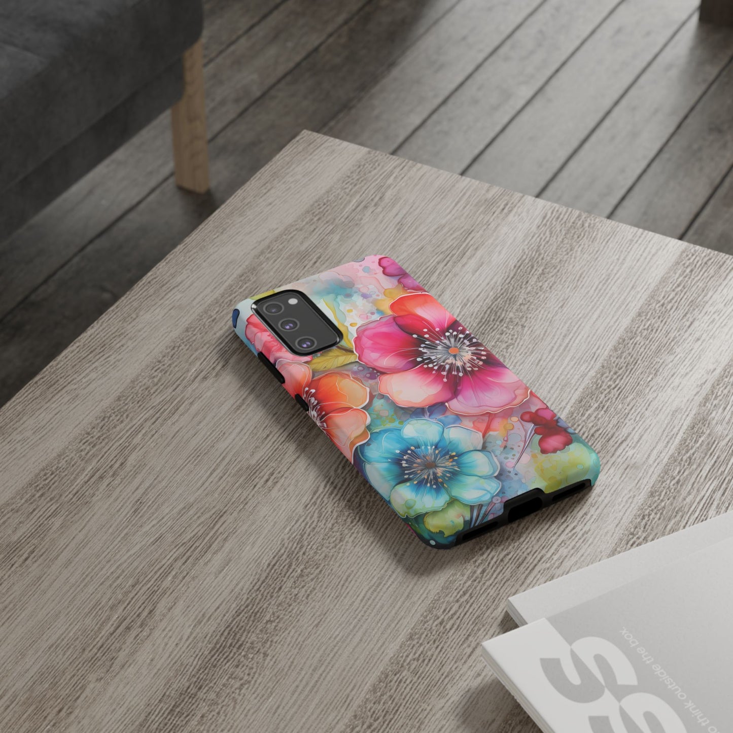 Vibrant Watercolor Floral Garden - Samsung Galaxy Series Case