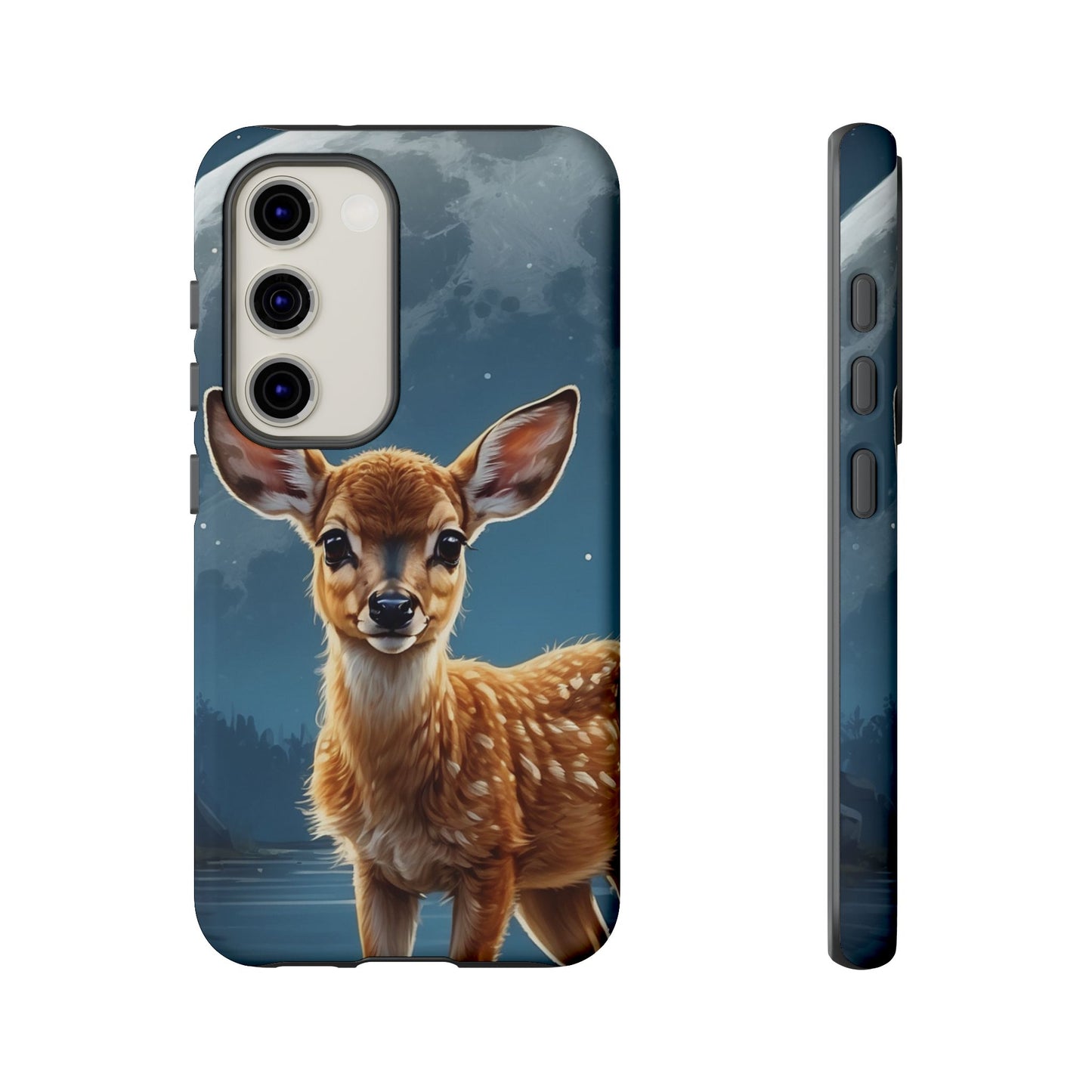 Samsung Galaxy Case – Enchanted Fawn Under the Moonlit Sky