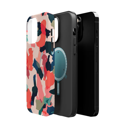 Modern Earthy Camo Abstract – MagSafe iPhone Case