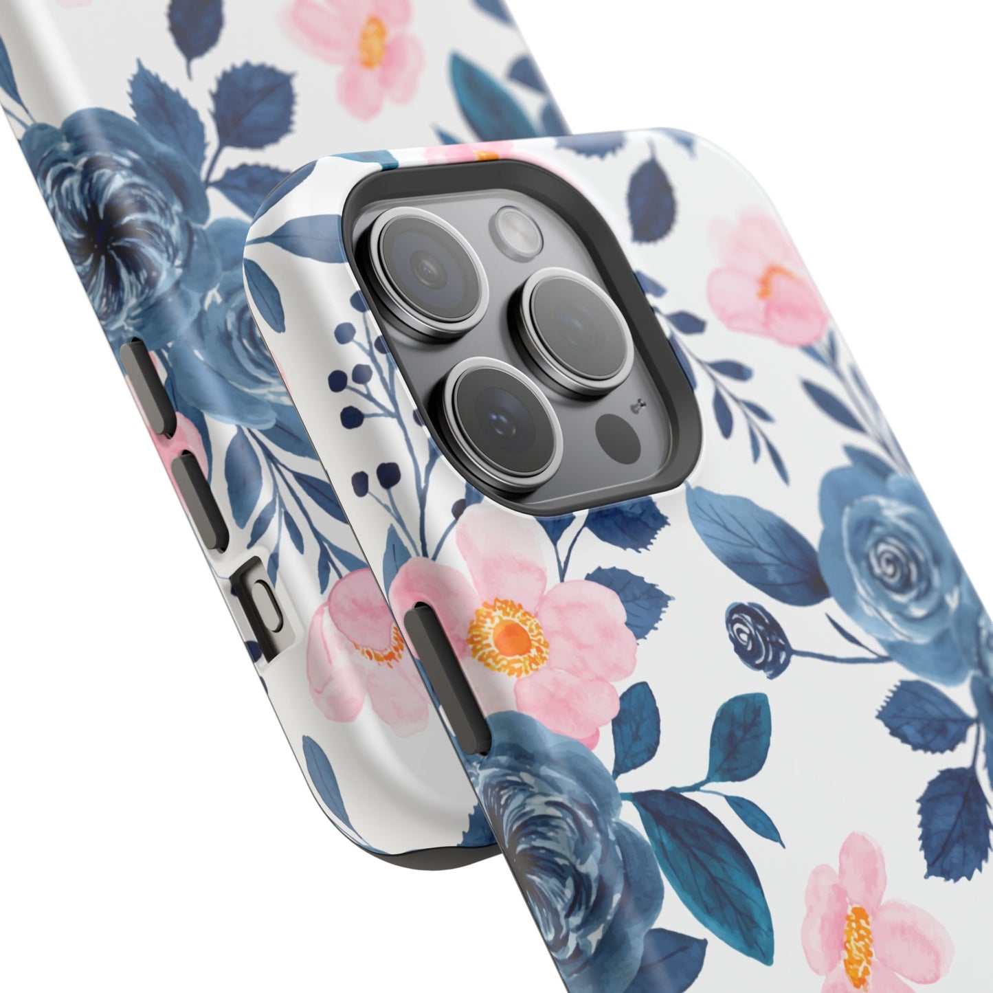 Pastel Garden Charm – MagSafe Case with Soft Watercolor Floral Print