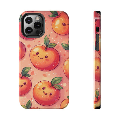 Cute Kawaii Peach iPhone Case – Durable Matte Finish, Slim & Lightweight Design - BOGO Cases