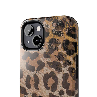 Vintage Distressed Leopard Print - iPhone Series Case