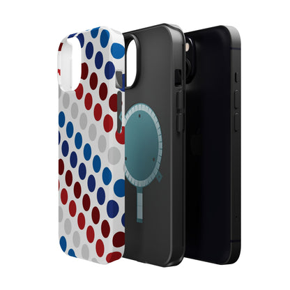 Patriotic Polka Dots - MagSafe iPhone Case