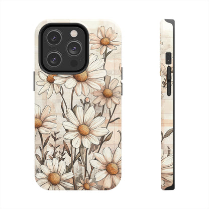 Pastel Daisy iPhone Case - Elegant Floral Protective Cover - BOGO Cases