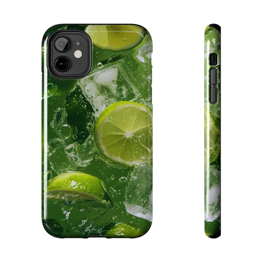 Refreshing Lime Splash iPhone Case – Tough Protection, Vivid Dual - Layer Design - BOGO Cases