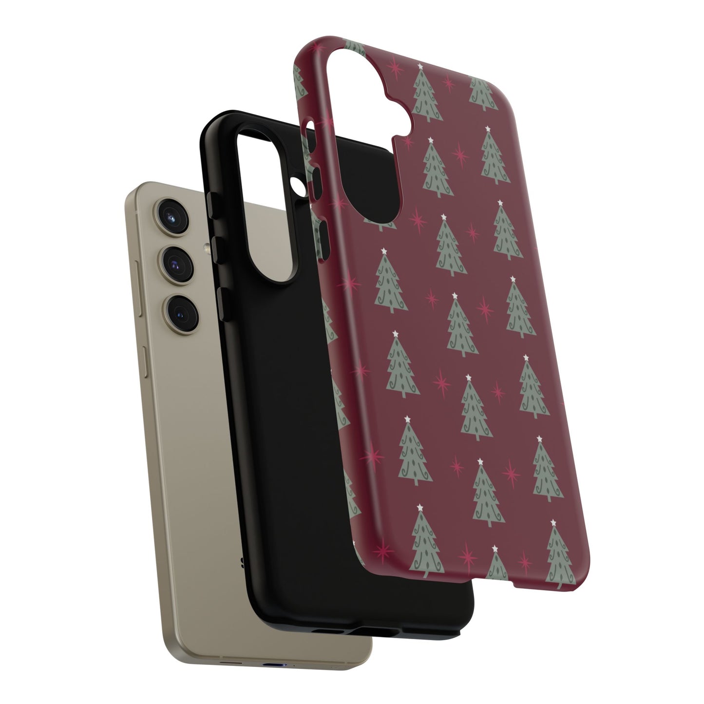 Retro Christmas Tree Pattern – Samsung Galaxy Series Case