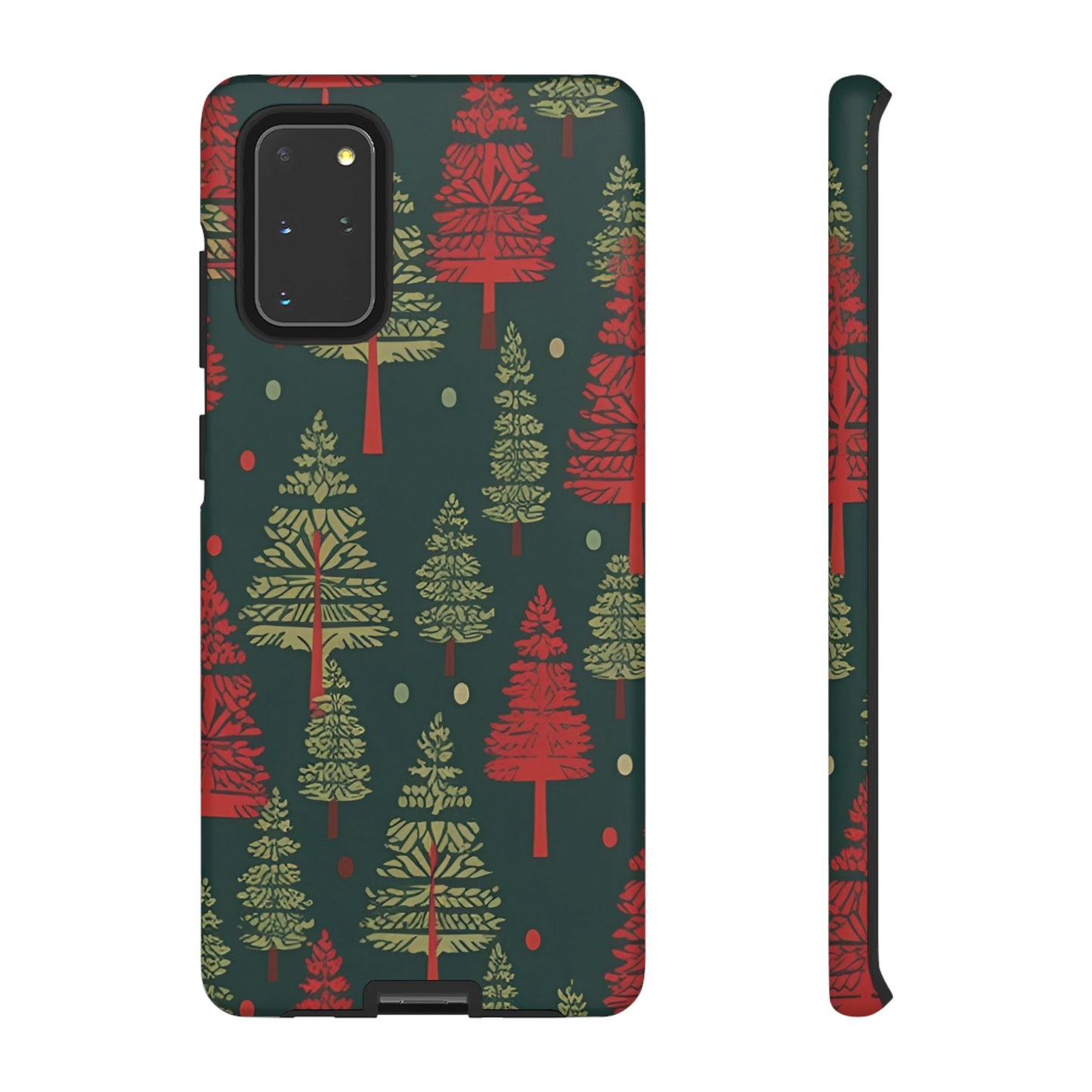 Retro Christmas Trees Pattern - Samsung Galaxy Series Case