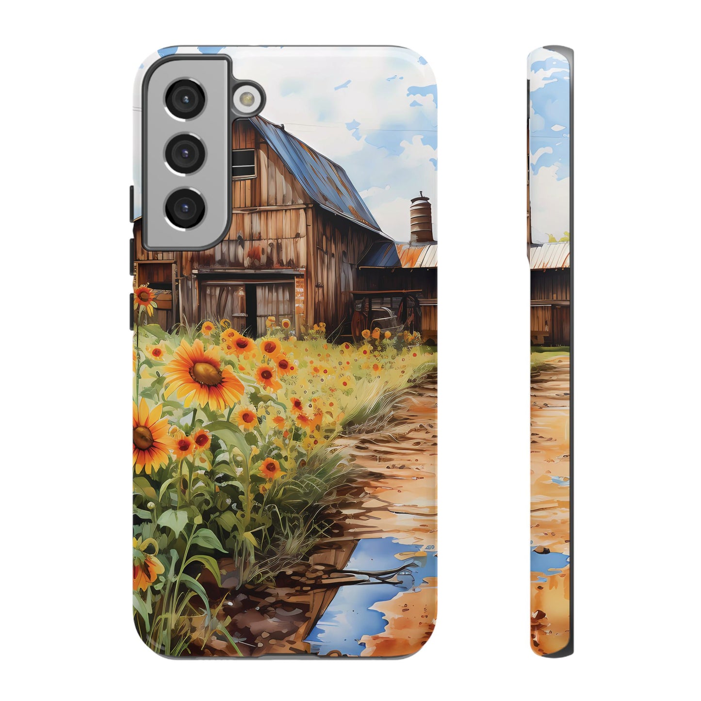 Sunflower iPhone Case  Rustic Farm Style