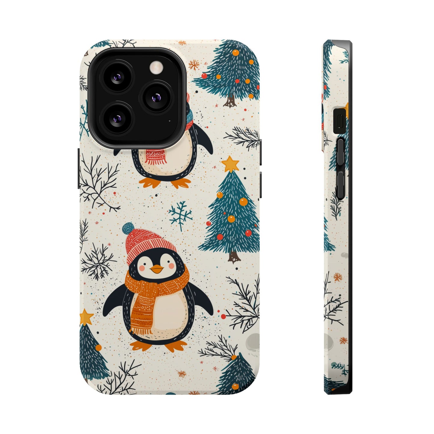 Snowy Christmas Cheer MagSafe iPhone Case