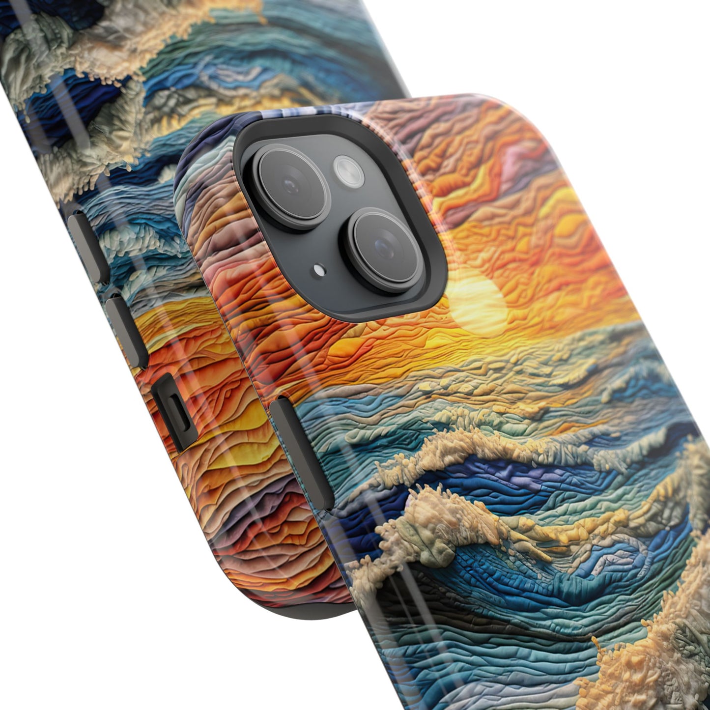 Ocean Sunset Tapestry Waves – MagSafe iPhone Series Case