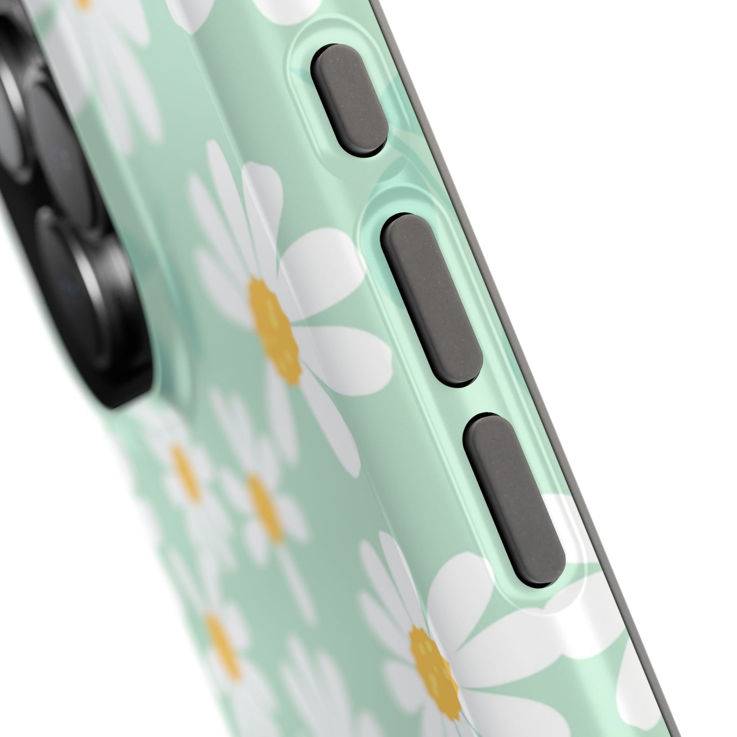 Charming Daisy Floral Tough MagSafe iPhone Case – Spring Pastel Design, Shockproof & Slim