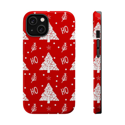 MagSafe iPhone Case: Ho Ho Ho – Christmas Tree Wonderland