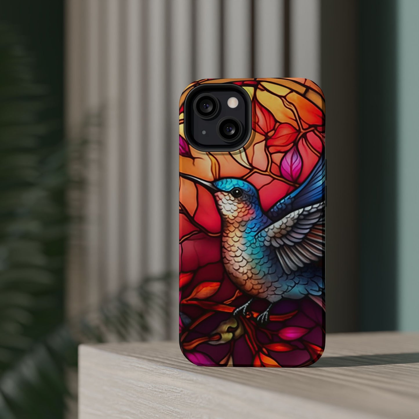 Radiant Multicolor Bird Artwork - MagSafe iPhone Case