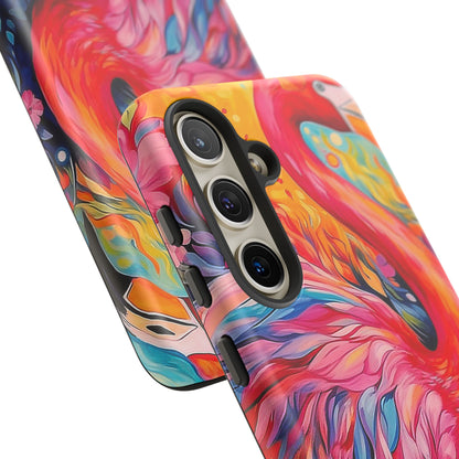 Flamingo Fiesta – Vibrant Flamingo Samsung Galaxy Phone Case