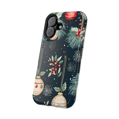 Elegant Christmas Ornaments and Pine - MagSafe iPhone Series Case