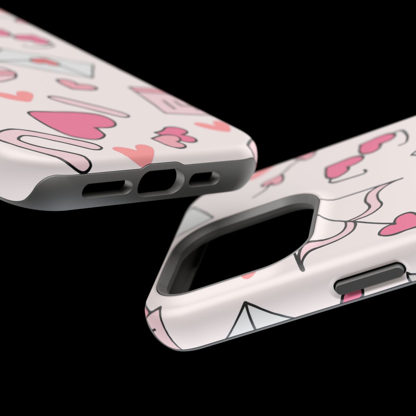 Valentine's Day Scribbles MagSafe iPhone Case