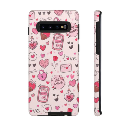 Samsung Galaxy Case: Playful Valentine's Day Icons Case