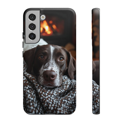 Relaxed German Shorthaired Pointer Samsung Galaxy Case – Rustic Charm Protective Cover