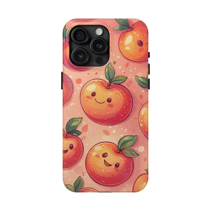 Cute Kawaii Peach iPhone Case – Durable Matte Finish, Slim & Lightweight Design - BOGO Cases