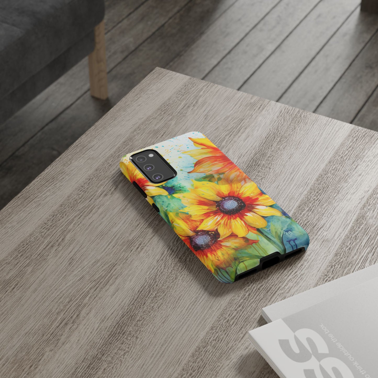 Watercolor Sunflower Splash - Samsung Galaxy Series Case