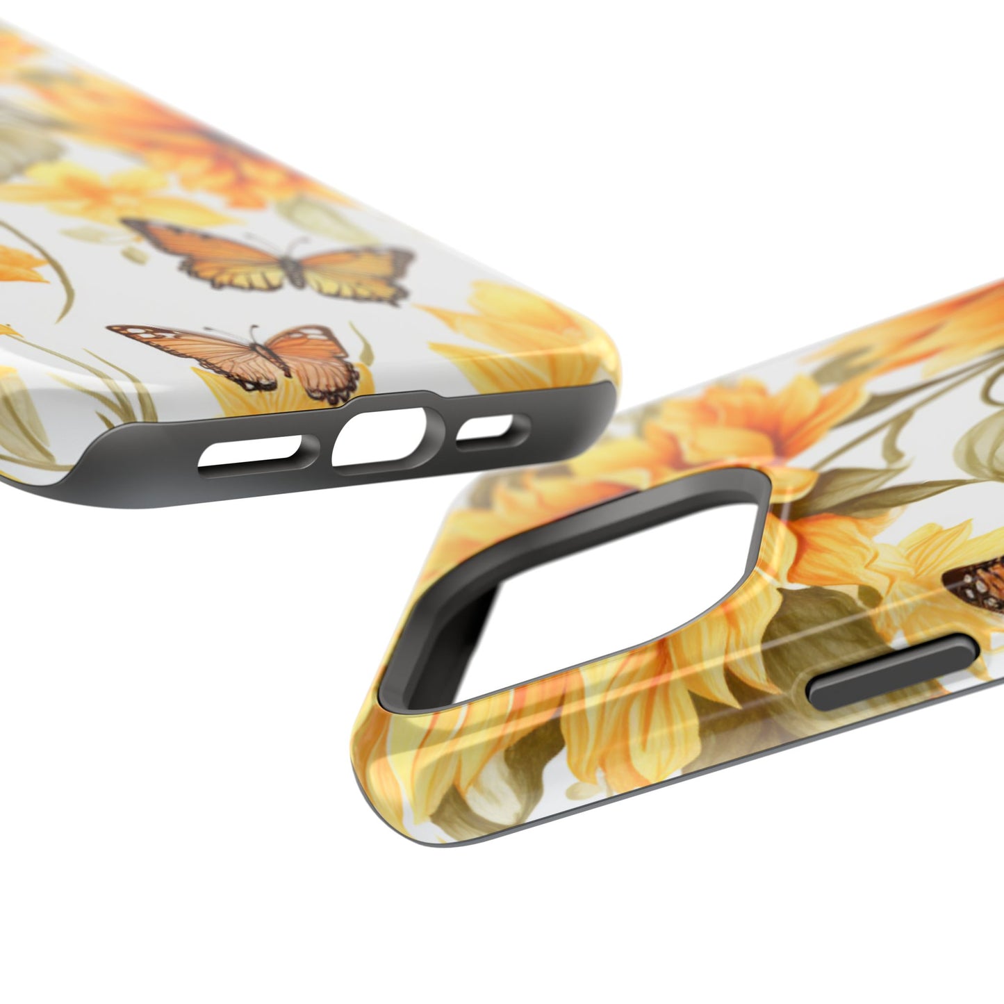 Sunflower & Butterfly Bliss - MagSafe iPhone Series Case