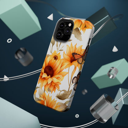 Sunflower & Monarch Garden - MagSafe iPhone Series Case