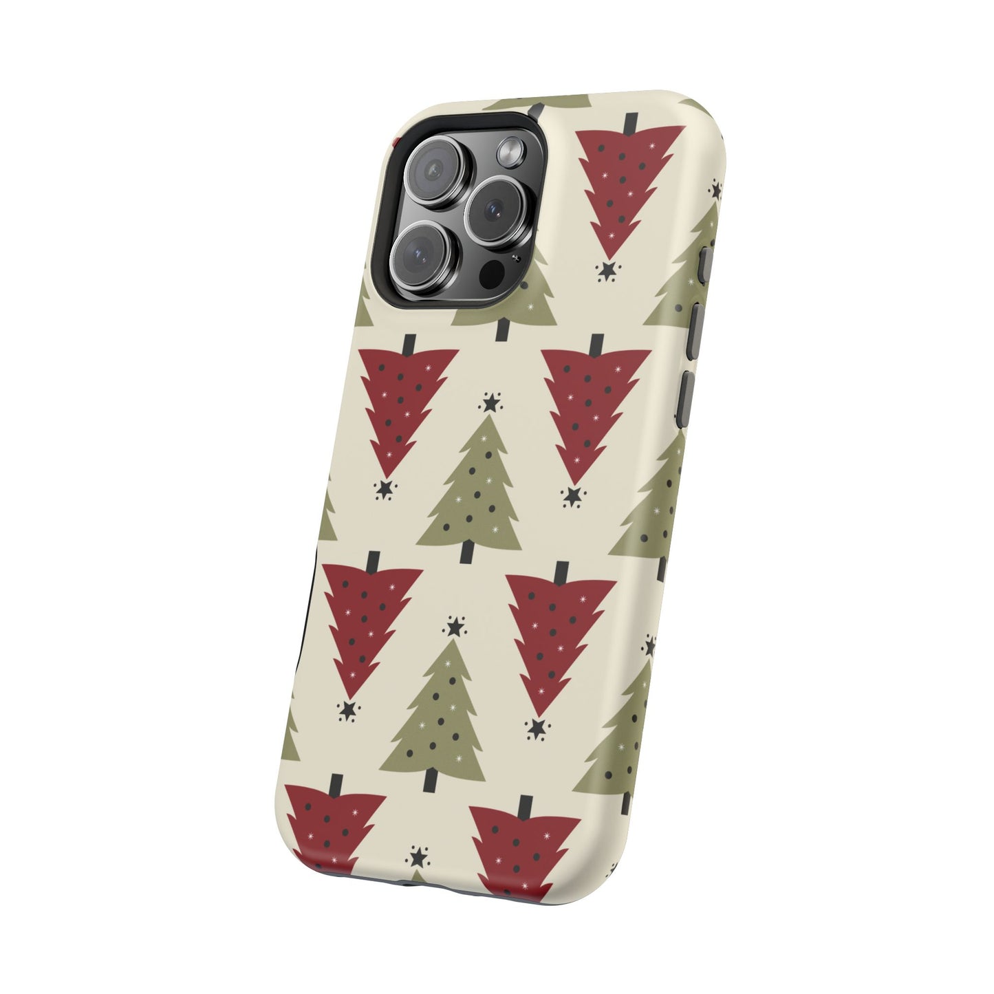 Retro Christmas Trees Pattern - MagSafe iPhone Series Case