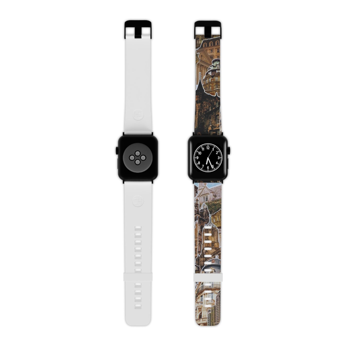 Vintage Architectural Collage Apple Watch Band