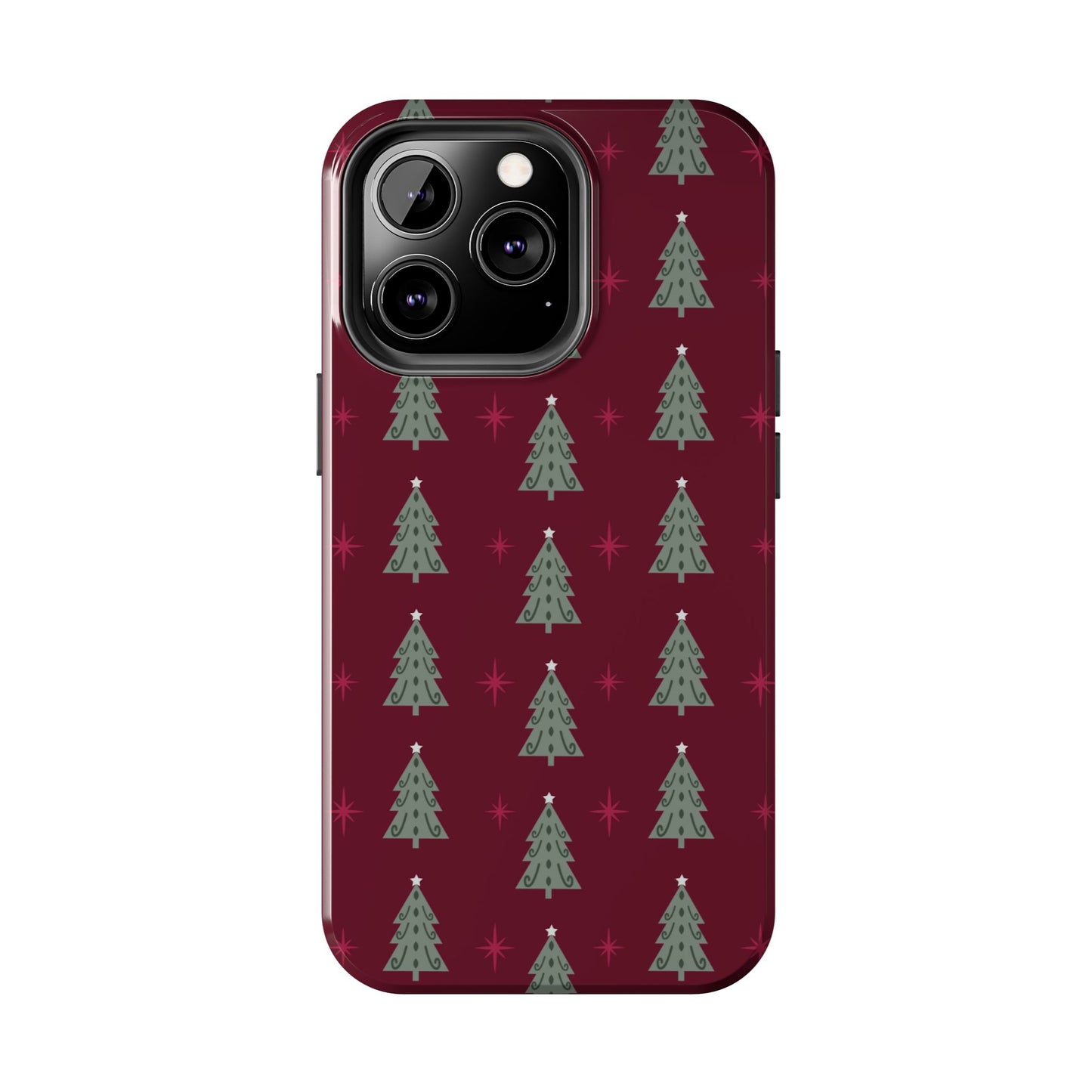 Retro Christmas Tree Pattern – iPhone Series Case