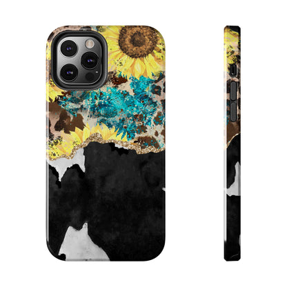 Rustic Sunflower Leopard Glam - iPhone Series Case