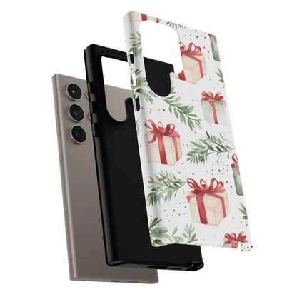 Watercolor Holiday Gifts & Greenery - Samsung Galaxy Series Case