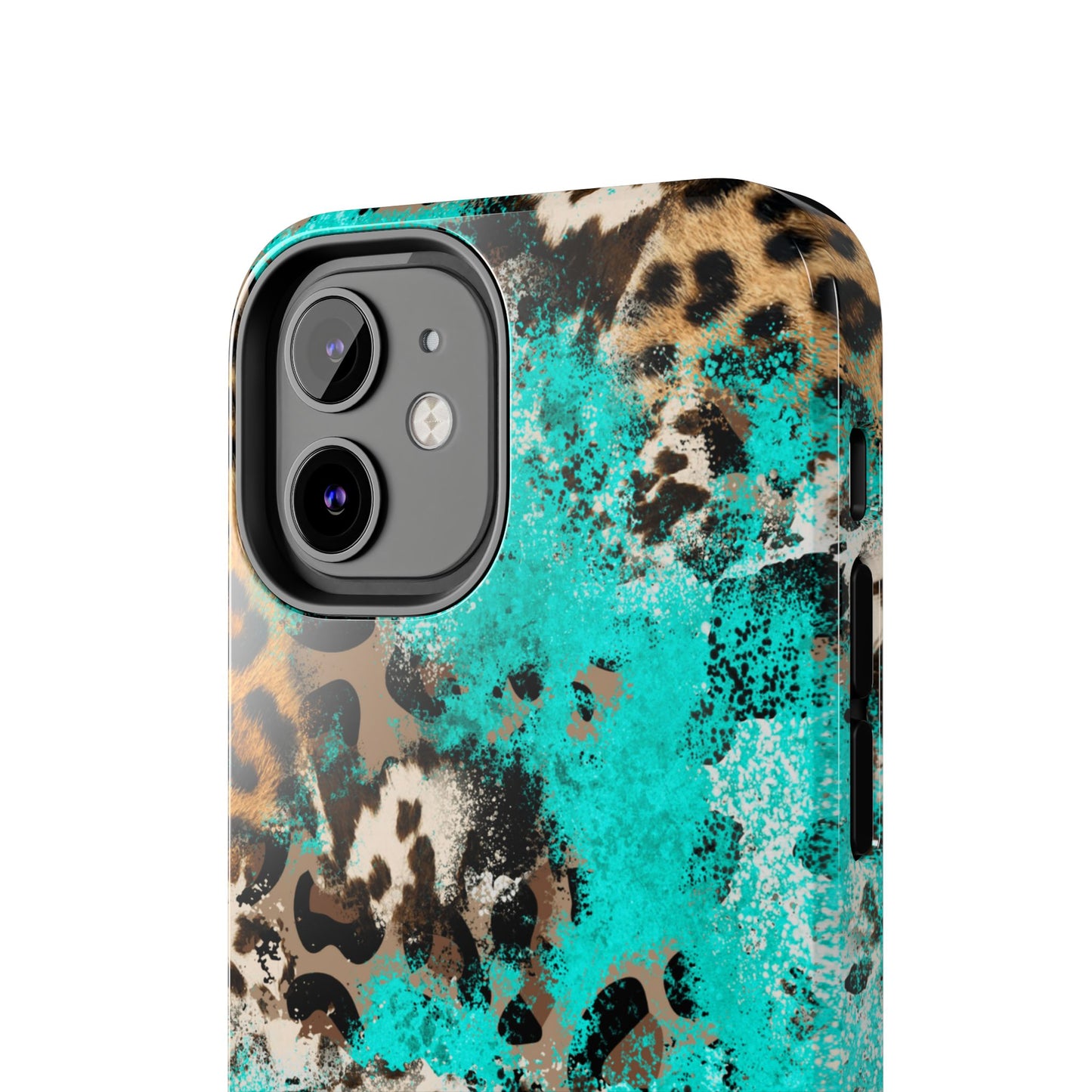 Aqua Splash Leopard - iPhone Series Case