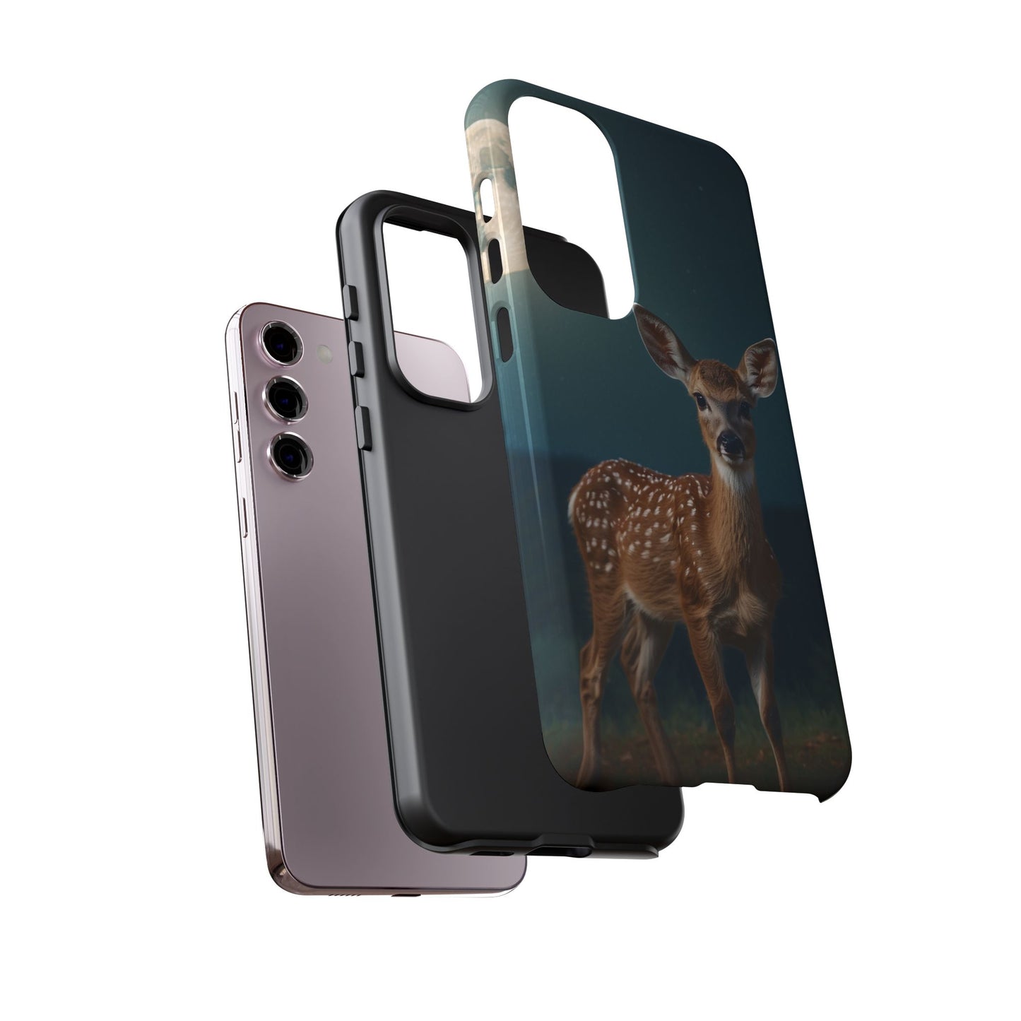 Samsung Galaxy Case – Mystic Fawn Under the Moonlit Sky