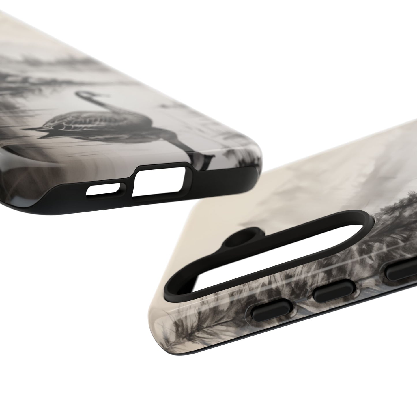 Canadian Goose Phone Case - Charcoal Sketch Design!