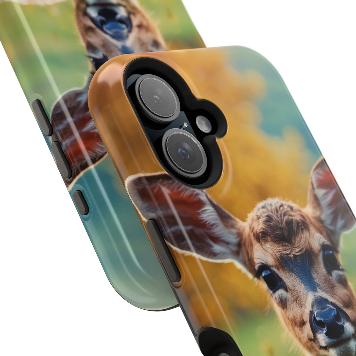 MagSafe-Compatible iPhone Case – Golden Meadow Fawn