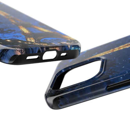 iPhone Case - Eiffel Tower Under Starlit Sky Design