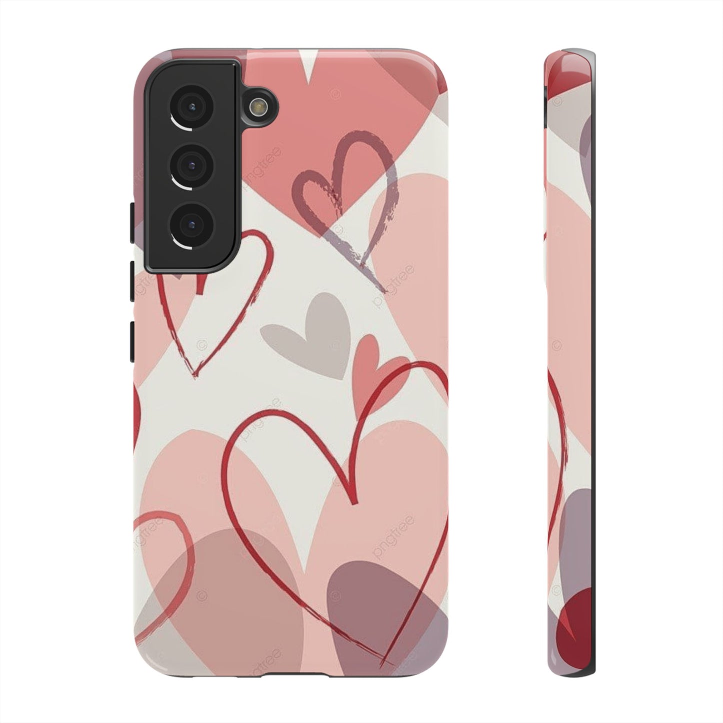 Romantic Red Hearts Samsung Galaxy Case