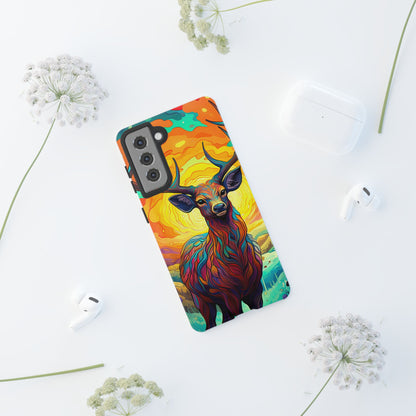 Vibrant Stag in Bloom – Samsung Galaxy Case