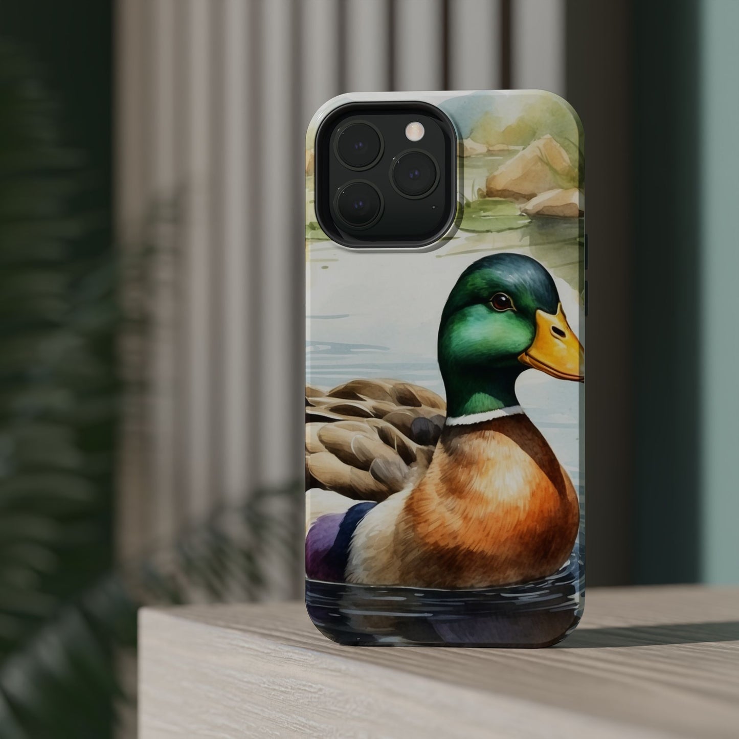 Serene Duck Reflection - MagSafe iPhone Case