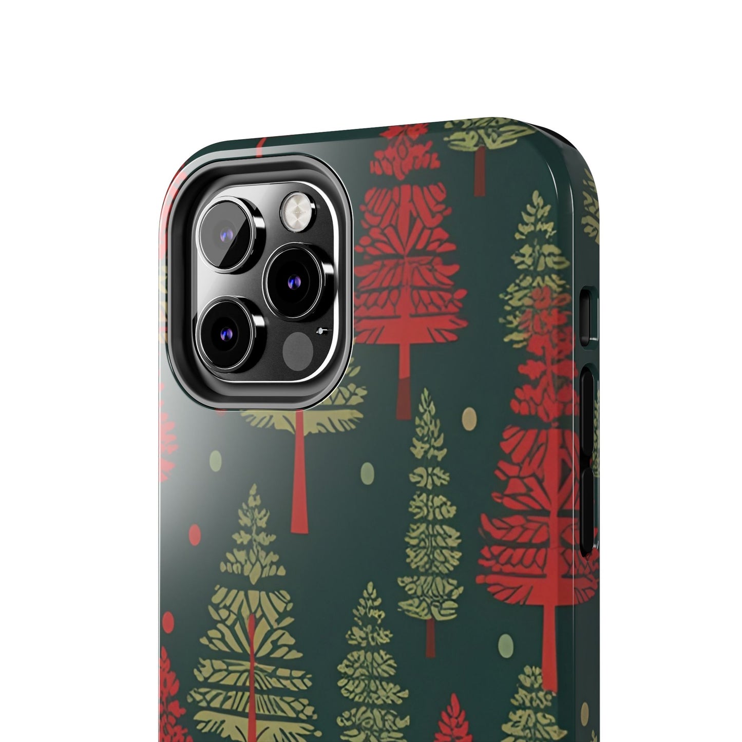 Retro Christmas Trees Pattern - iPhone Series Case