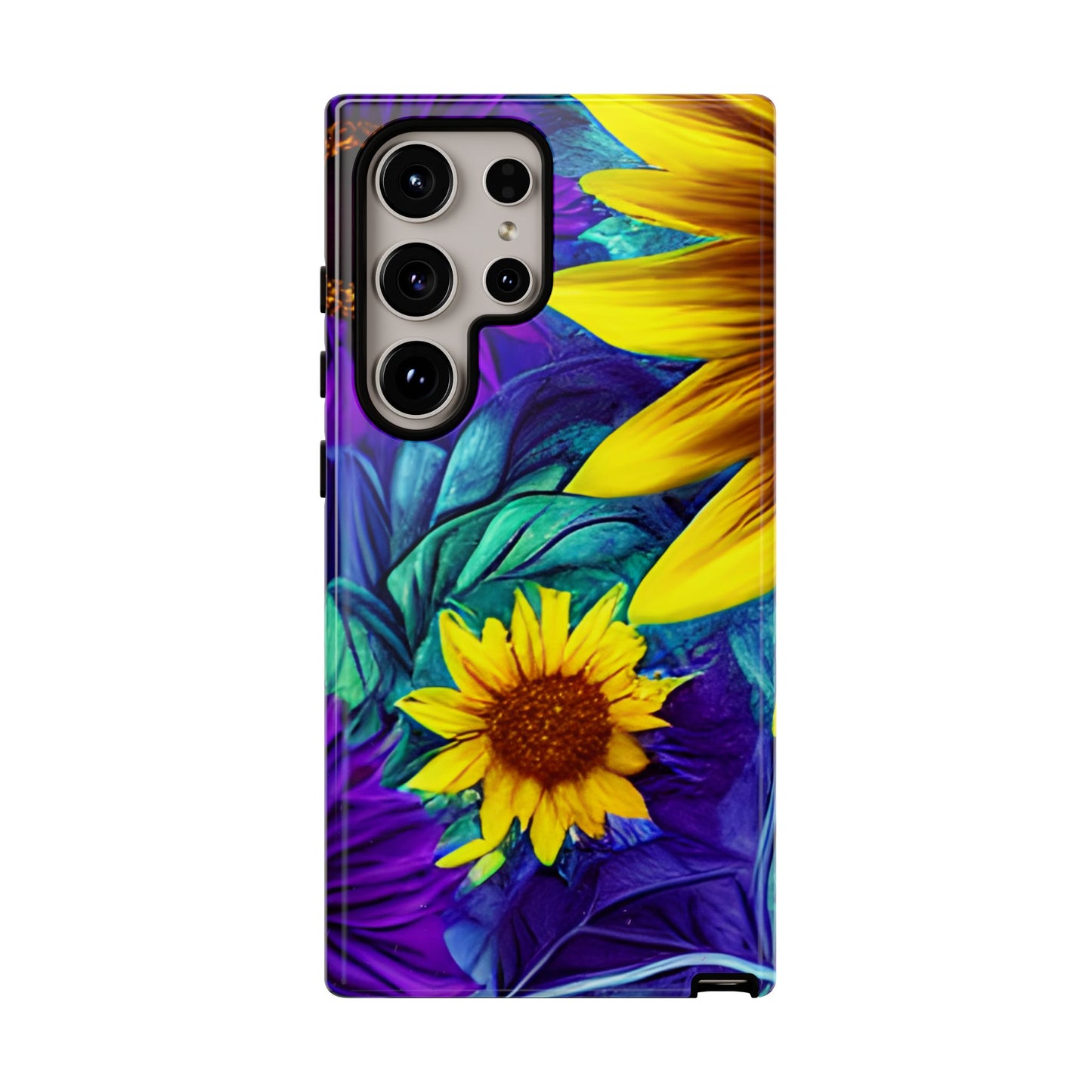 Purple & Gold Sunflower Dream - Samsung Galaxy Series Case