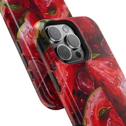 Juicy Watermelon MagSafe iPhone Case – Refreshing Summer Vibes, Dual-Layer Protection