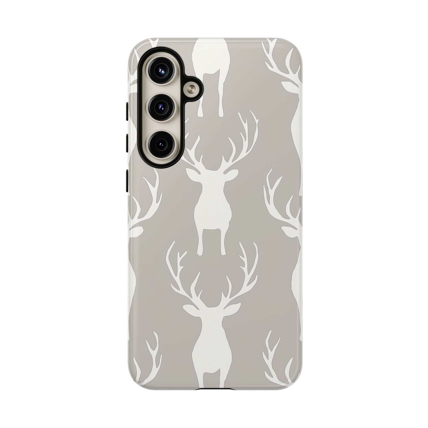 Minimalist Deer Silhouette Pattern – Samsung Galaxy Series Case
