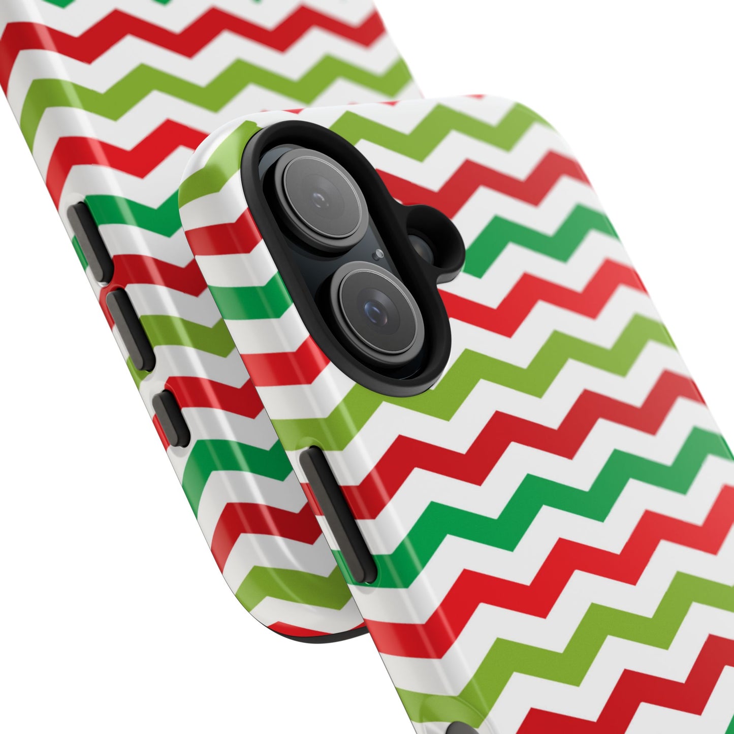 Vibrant Fiesta Chevron – Yellow Green, Green & Red Geometric Case