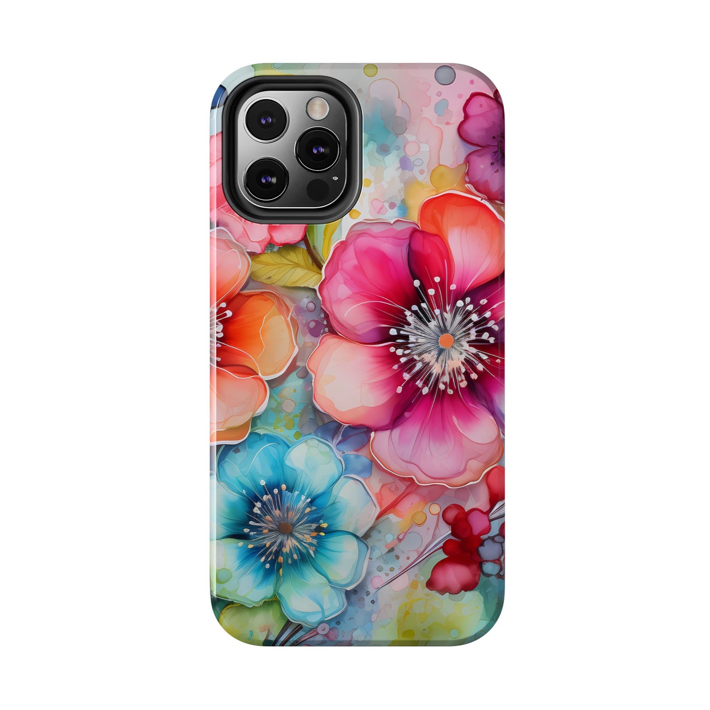 Vibrant Watercolor Floral Garden - iPhone Series Case