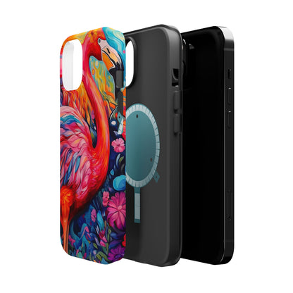 Flamingo Fiesta – Vibrant Flamingo MagSafe iPhone Cases