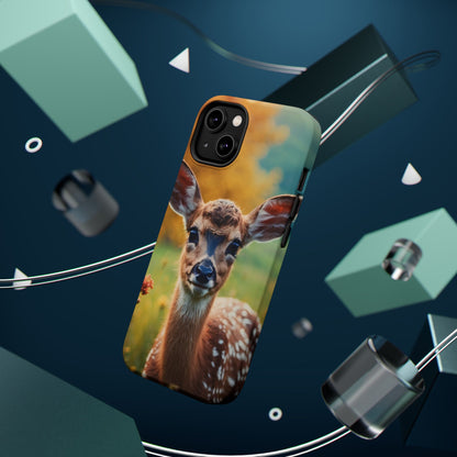 MagSafe-Compatible iPhone Case – Golden Meadow Fawn