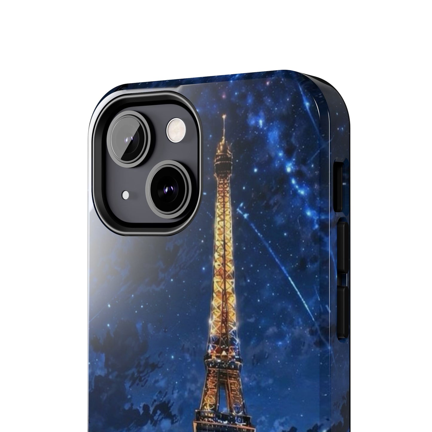 iPhone Case - Eiffel Tower Under Starlit Sky Design